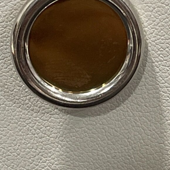 Hermes Sterling Silver & 18K Gold Pendant Necklace (2239) - Picture 3 of 5